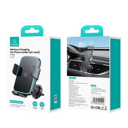 TASX CD230 Wireless Car Charger Phone Mount Air Vent Cell Phone Holder