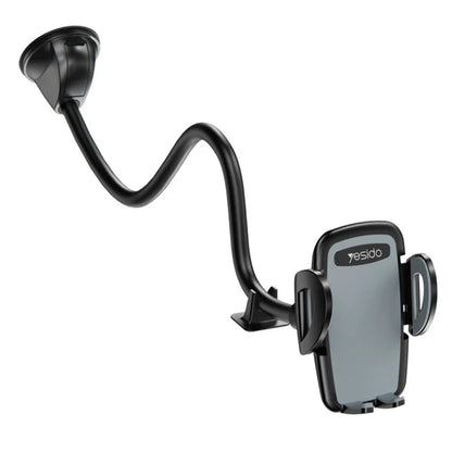 TASX C108 40cm Bendable Arm Car Phone Mount – Windshield Sucker Holder