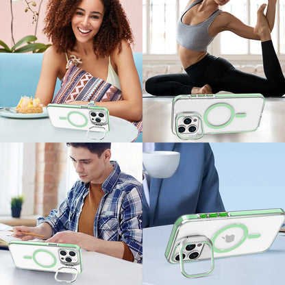 Case it IPhone 16 MagicCam Series Camera Ring Kickstand Transparent Case