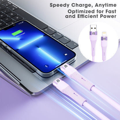 USB-A to Lightning Charge & Sync Cable 1.2M (Soft Silicon)