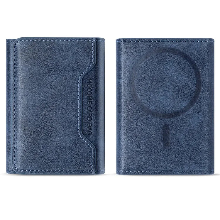 MOCOME RFID Blocking Phone Card Holder – MagSafe PU Leather Wallet