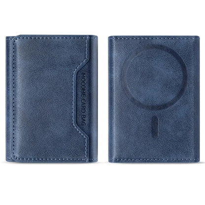 MOCOME RFID Blocking Phone Card Holder – MagSafe PU Leather Wallet