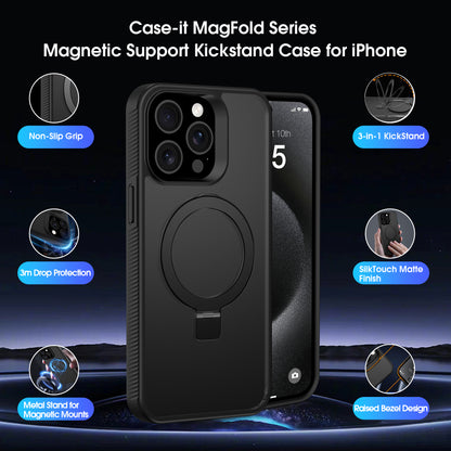 Case It IPhone 11 MagFold Series Magnetic Kickstand Matte Case