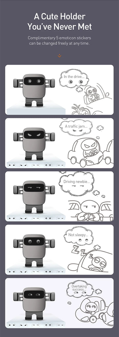 BASEUS Car Phone Holder – Air Vent Gravity Mount for Navigation & Vehicle