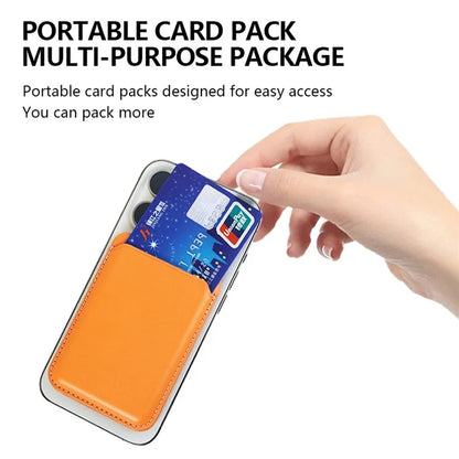 TASX AD366 MagSafe Card Holder – Leather Sleeve with Multifunctional Kickstand