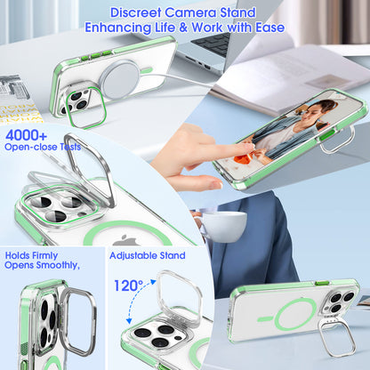 Case it IPhone 16 MagicCam Series Camera Ring Kickstand Transparent Case