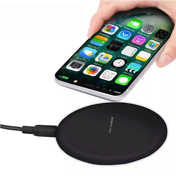 TASX KC-N5 Qi Wireless Phone Charger Cradle Super Slim 10W Fast Charging Pad