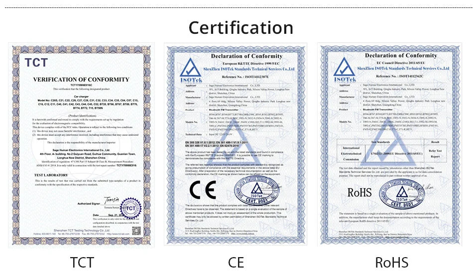 TASX BT70 1.65 LCD Display Dual USB QC3.0 Car Charger FM Transmitter Bluetooth Hands-Free MP3 Player