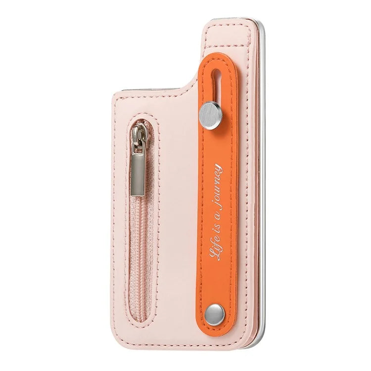 TASX KB-62 RFID Blocking Phone Wallet – Leather Card Bag with Wristband, Kickstand & Zipper