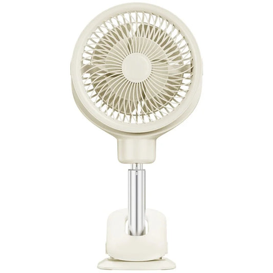 TASX RD12 Rechargeable Clip-On Desk and Telescopic Floor Fan with Rotating Design