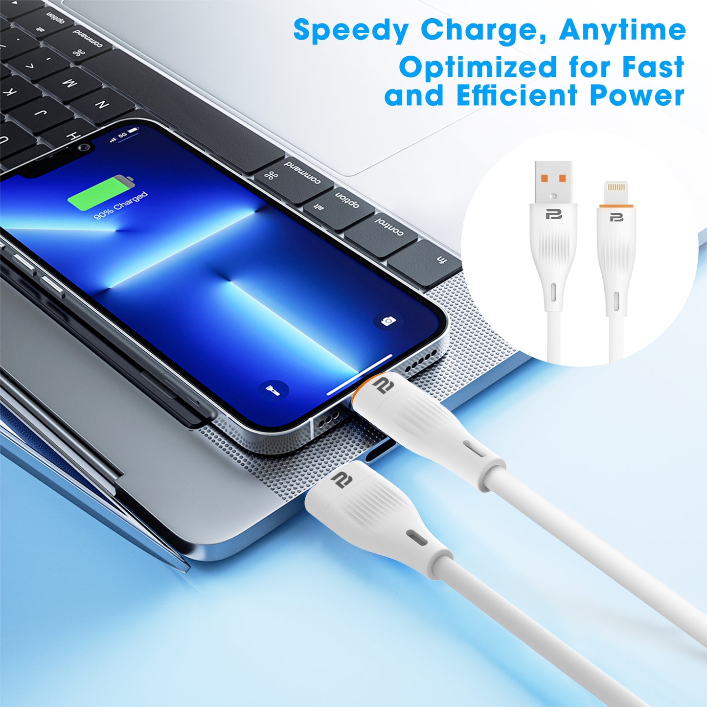 USB-A to Lightning Charge & Sync Cable 1.2M