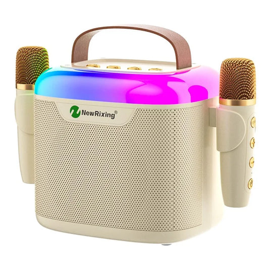 TASX NR8805 Wireless Bluetooth Speaker with Dual TWS Handheld Noise Reduction Microphone