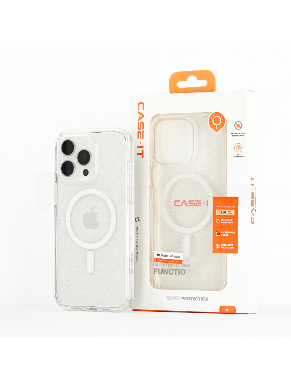 Case It IPhone 11 Fortify Series Glitter Shockproof Crystal Case MS