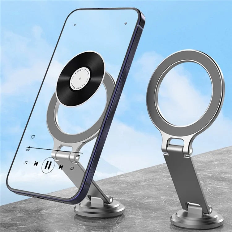 TASX MG07 Car Adhesive Mount – MagSafe Phone Holder, Foldable Bracket