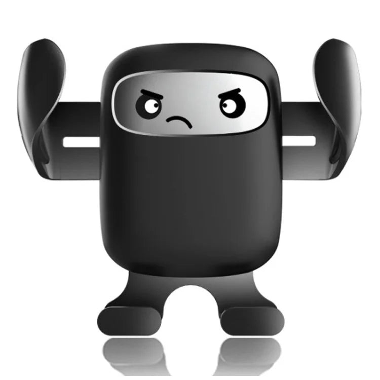 TASX F2 Cartoon Design Car Phone Holder – Rotatable Gravity Air Outlet Mount