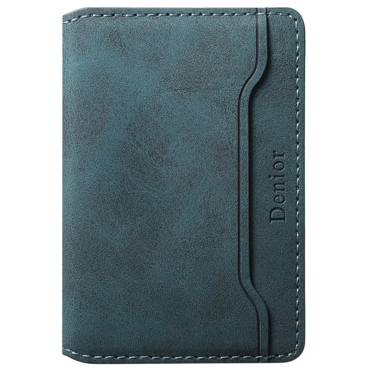 TASX D20 Retro Leather Card Holder – MagSafe-Compatible Back Case Attachment