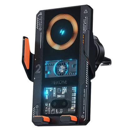 WEKOME WP-U208 Vanguard Series Mechanical Transparent Wireless Charging Car Holder