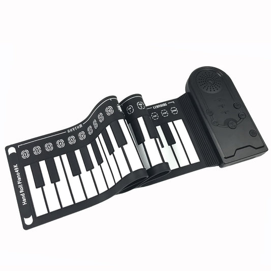 TASX Hand Roll Piano Pads Flexible Battery USB Powered (49 Keys)