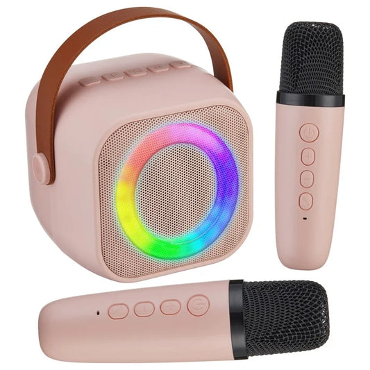 TASX K29 Bluetooth Speaker Portable Home Karaoke Machine with 2 Wireless Microphones