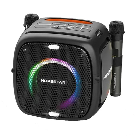TASX Party One Bluetooth Portable Karaoke Speaker with 2 Microphones