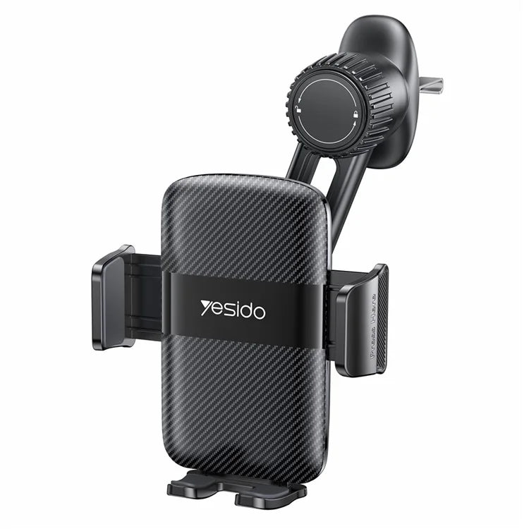 YESIDO C242 Adjustable Car Phone Holder – Air Vent Mount with Hook Clip
