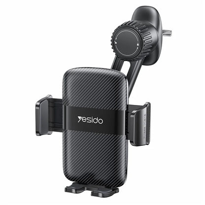 YESIDO C242 Adjustable Car Phone Holder – Air Vent Mount with Hook Clip