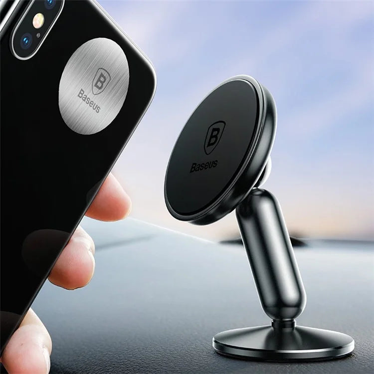BASEUS 360-degree Rotary Phone Holder Strong Magnetic Dashboard Car Mount
