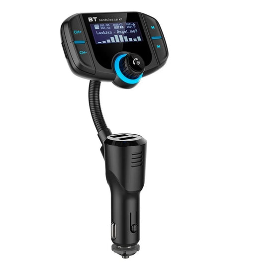 TASX BT70 1.65 LCD Display Dual USB QC3.0 Car Charger FM Transmitter Bluetooth Hands-Free MP3 Player