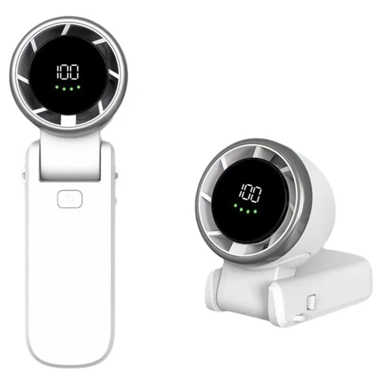 TASX A9 Foldable USB Rechargeable Mini Fan with 100-Speed Adjustment