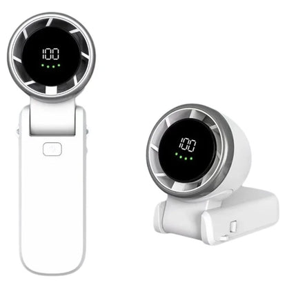 TASX A9 Foldable USB Rechargeable Mini Fan with 100-Speed Adjustment