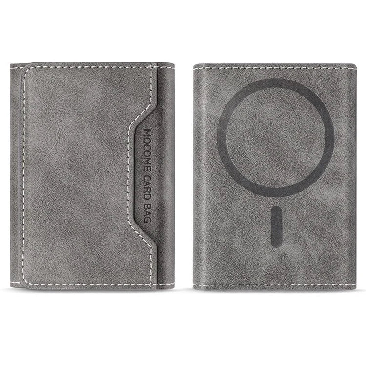 MOCOME RFID Blocking Phone Card Holder – MagSafe PU Leather Wallet