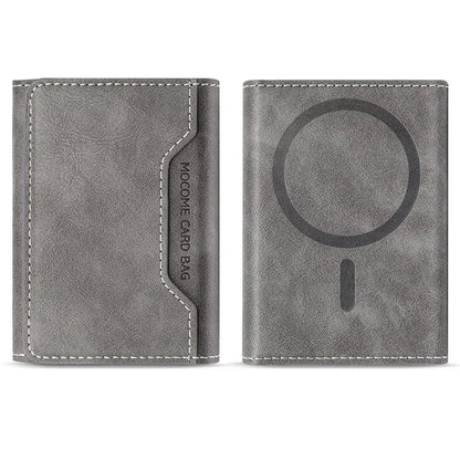 MOCOME RFID Blocking Phone Card Holder – MagSafe PU Leather Wallet
