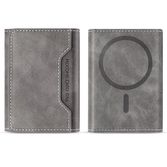 MOCOME RFID Blocking Phone Card Holder – MagSafe PU Leather Wallet