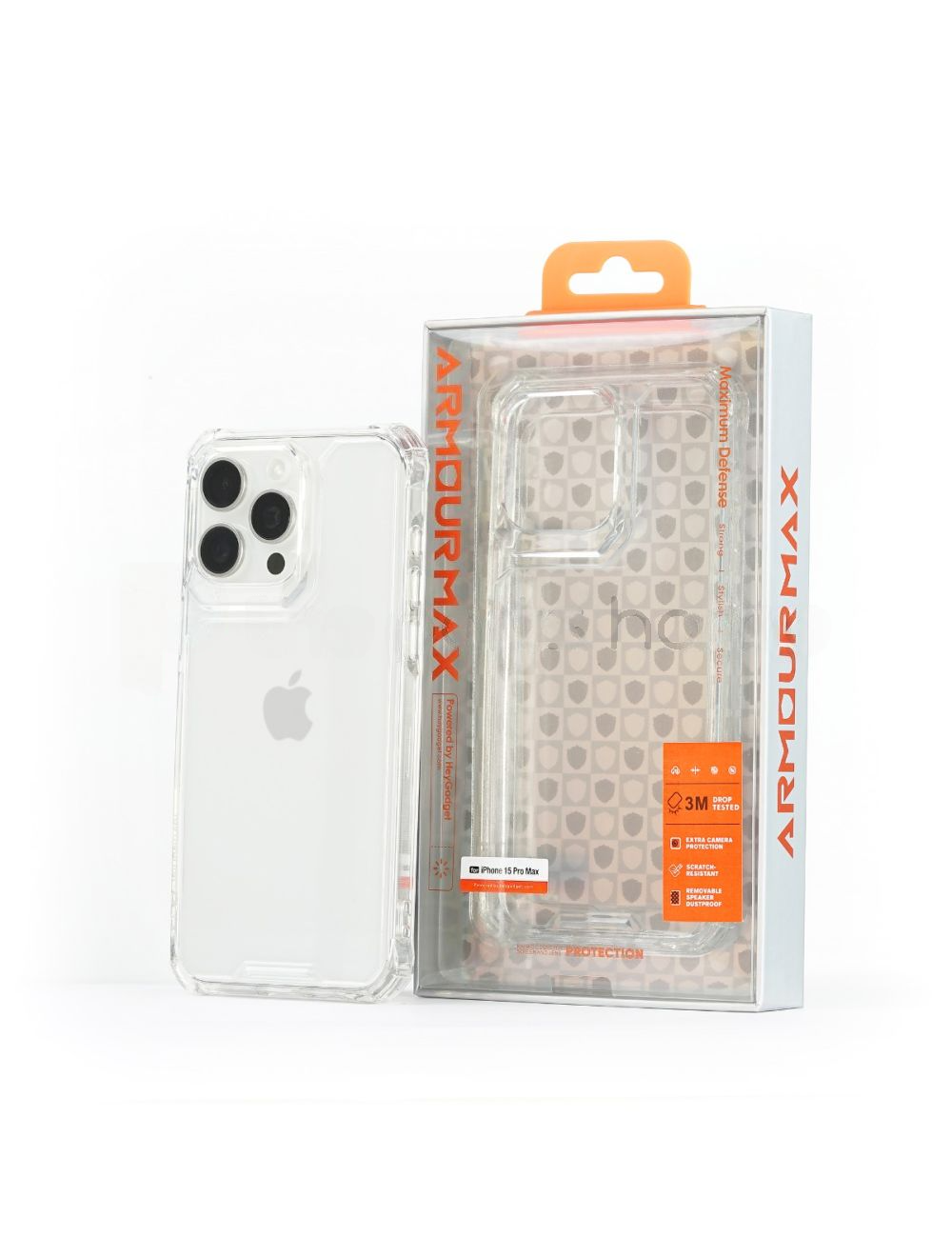 ArmourMax IPhone 15 Pro Transparent Shockproof Corner Bumper Case