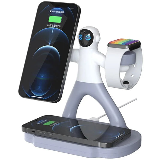 TASX TH03 SpaceMan 3-in-1 Desktop 15W Charging Station