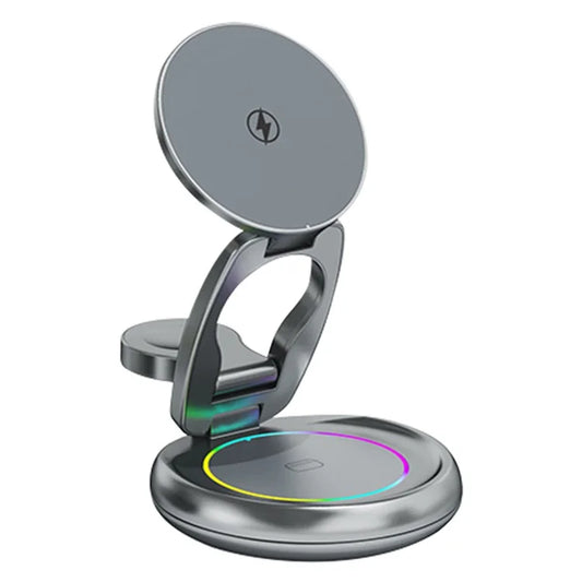 TASX LFX-208 RGB 3-in-1 Wireless Charger 15W Fast Wireless Charger