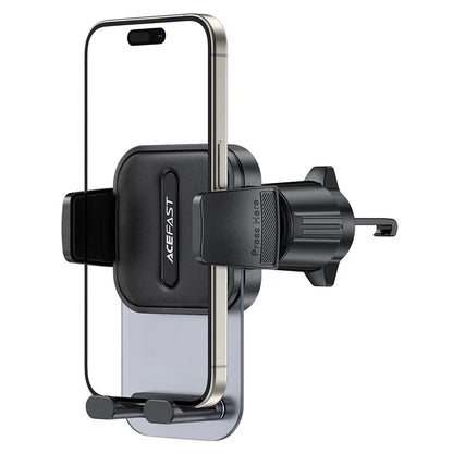 ACEFAST D25 Car Phone Holder – Air Vent Mount, 360° Rotation, Press-Type Stand