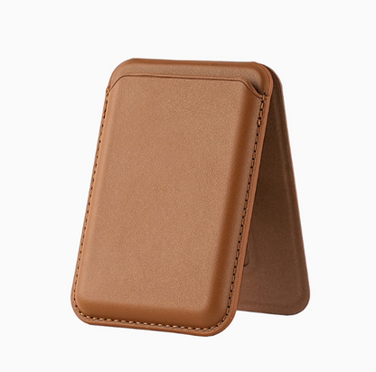 TASX AD366 MagSafe Card Holder – Leather Sleeve with Multifunctional Kickstand