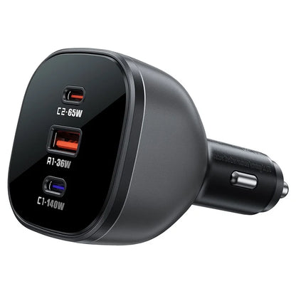 ACEFAST B14 165W USB + Dual Type-C Car Charger Fast Charging Adapter