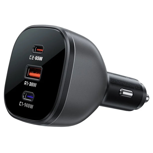 ACEFAST B14 165W USB + Dual Type-C Car Charger Fast Charging Adapter