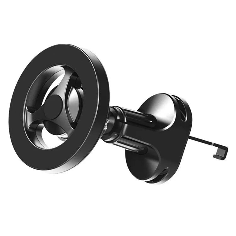 TASX O-shaped Base Car Phone Holder – N52 Magnet, MagSafe Air Vent Mount