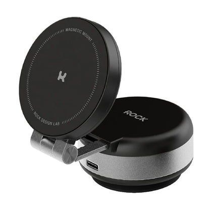 ROCK Q16 Electric Suction Cup Magnetic Phone Holder Portable Stand