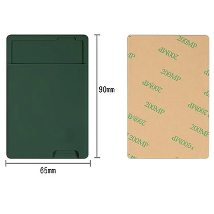 TASX MRC029 Adhesive Silicone Phone Card Holder – Stick-On Wallet Pocket