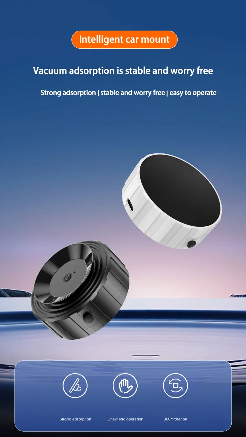 TASX X9Q Vacuum Suction Cup Phone Holder – MagSafe Mount for Car Screen, Console & Home Use