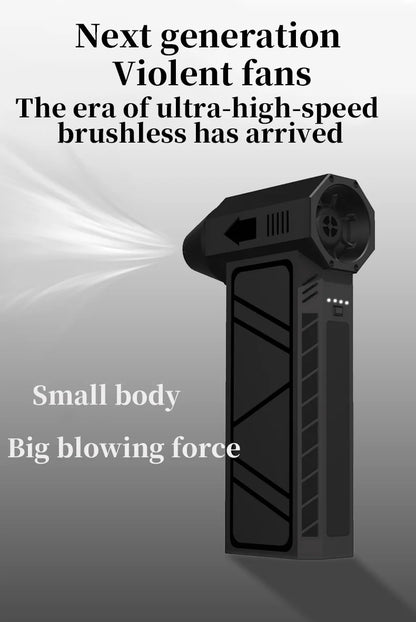 TASX S7 Handheld Mini Turbo Fan with Brushless Motor and High-Power Blower