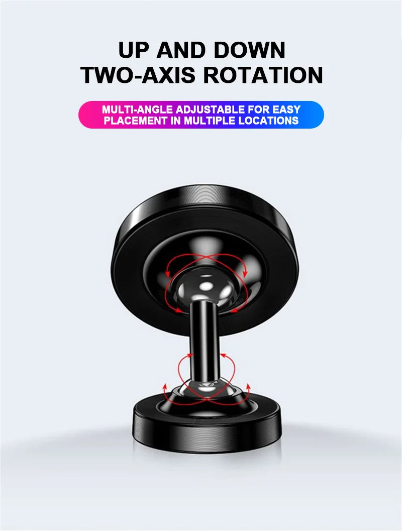TASX Powerful Magnetic Dashboard Car Mount - 360° Rotatable Phone Holder