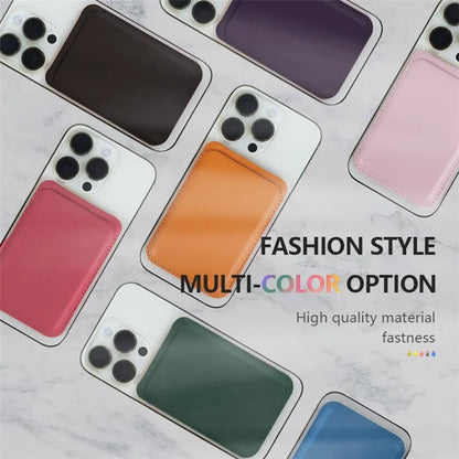 TASX AD366 MagSafe Card Holder – Leather Sleeve with Multifunctional Kickstand