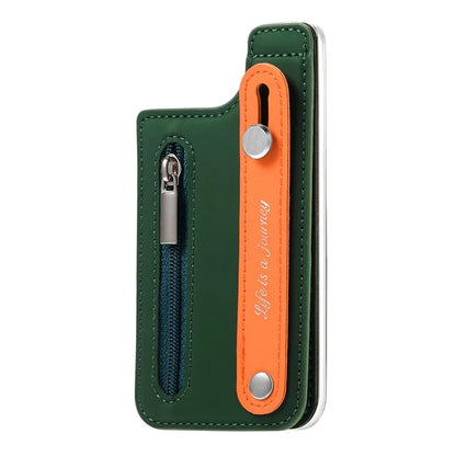 TASX KB-62 RFID Blocking Phone Wallet – Leather Card Bag with Wristband, Kickstand & Zipper