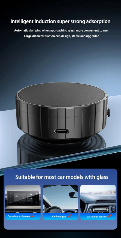 TASX X9Q Vacuum Suction Cup Phone Holder – MagSafe Mount for Car Screen, Console & Home Use