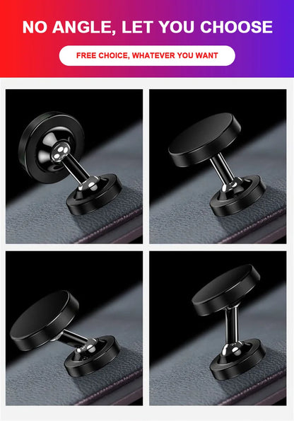 TASX Powerful Magnetic Dashboard Car Mount - 360° Rotatable Phone Holder